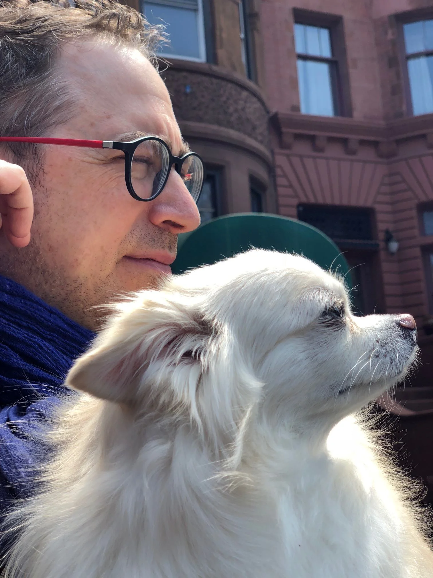 Bryan with Symphony at home