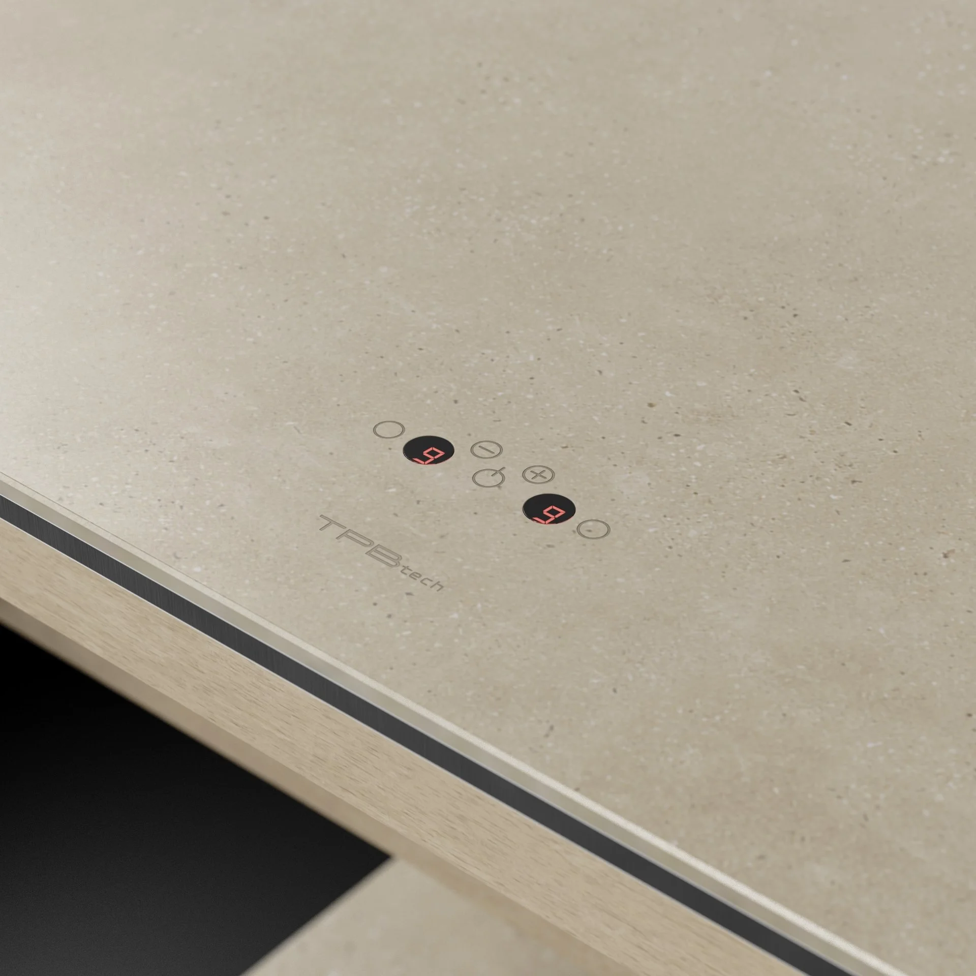 Gravel Caliza porcelain-ceramic finish sample