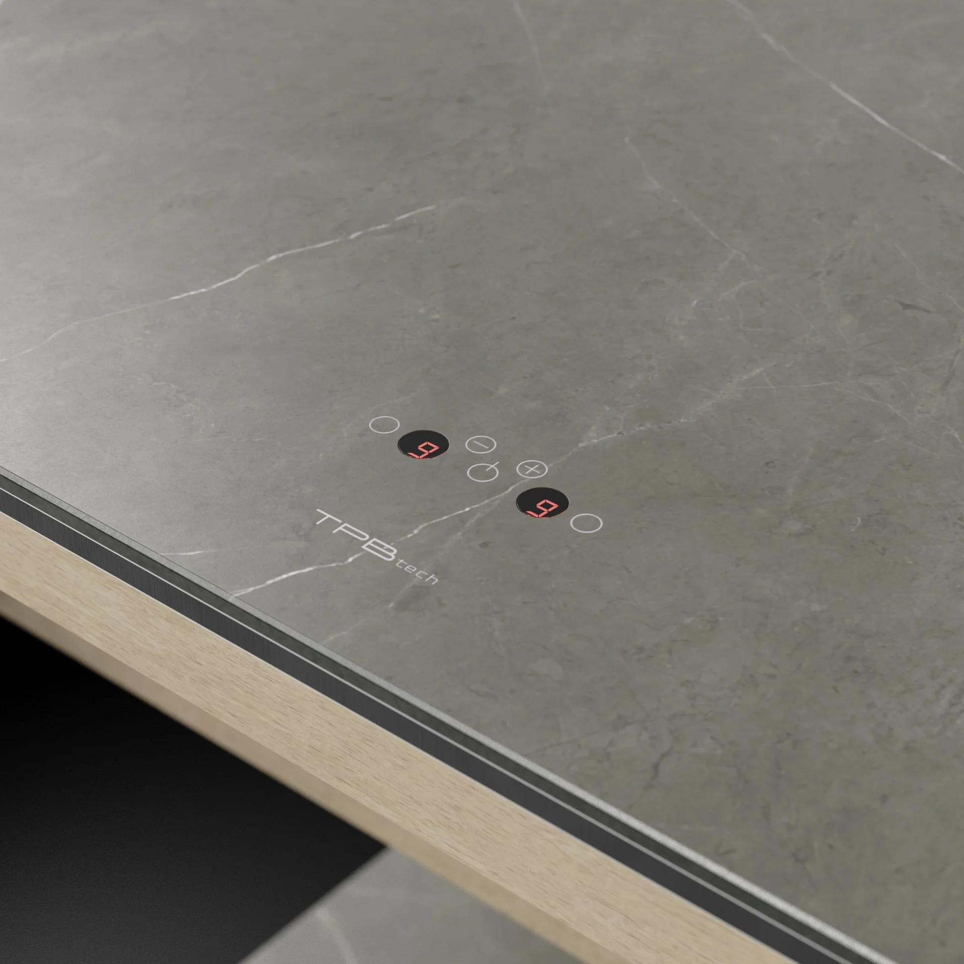 Pietra Silver porcelain-ceramic finish sample